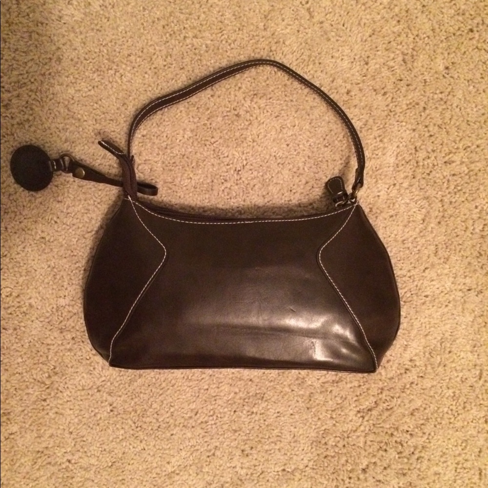 Isaac Mizrahi Handbag in Chocolate Brown - Picture 2 of 5